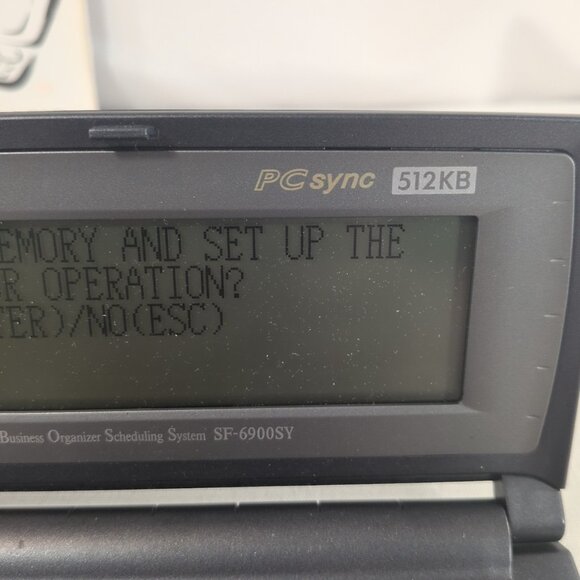 Casio SF-6900SY BOSS Business Organizer Scheduling System + Guide PDA Computer - Picture 13 of 16